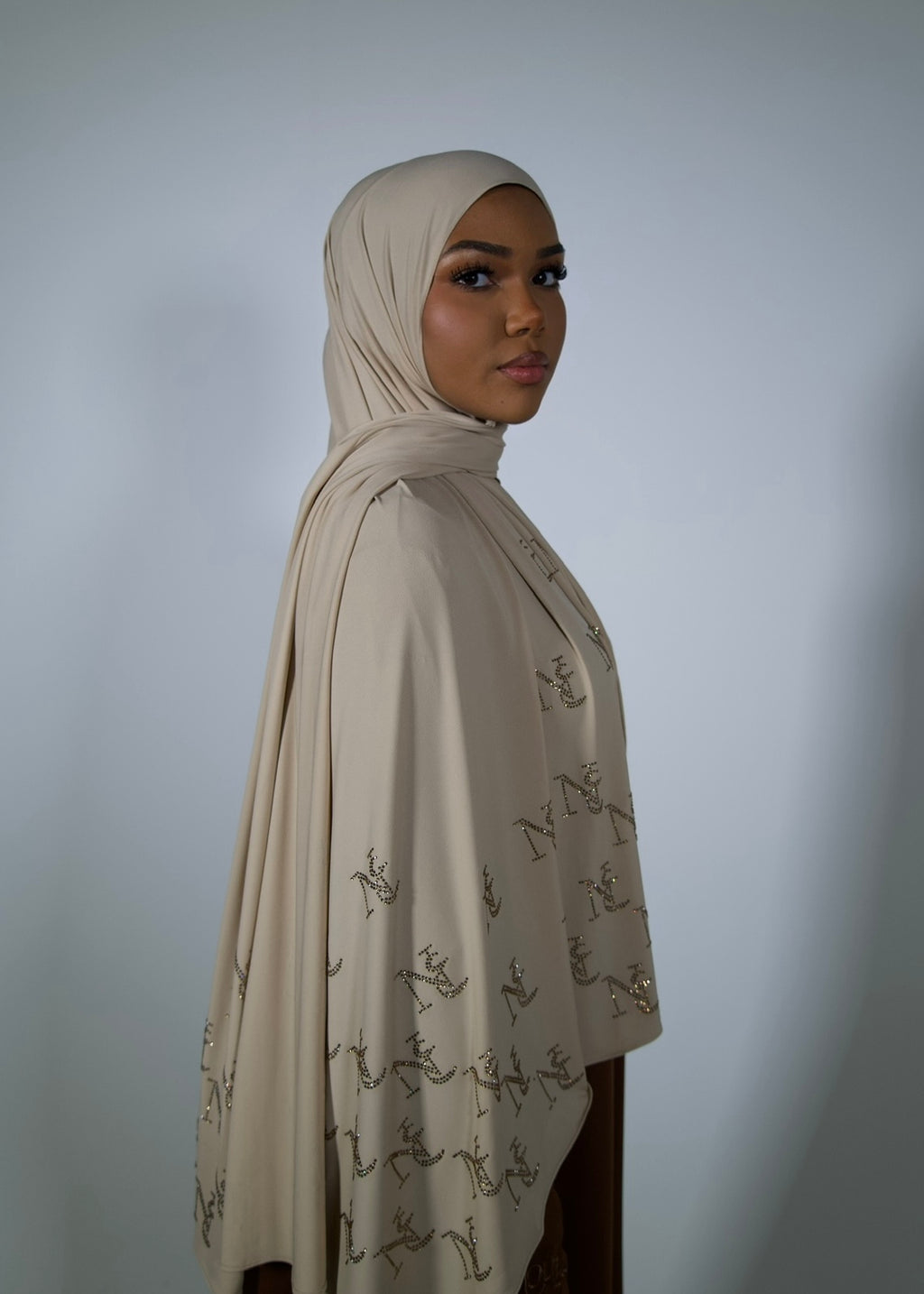 SAND MINK- Premium Rhinestone Jersey