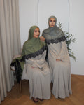STONE VEIL- Premium Jersey Abaya