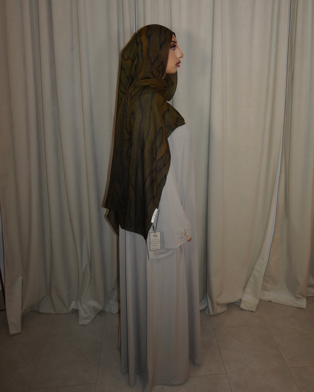 STONE VEIL- Premium Jersey Abaya