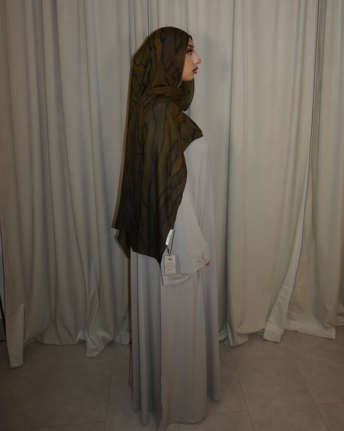 STONE VEIL- Premium Jersey Abaya