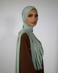 SOFT THYME- Premium Ripple Jersey
